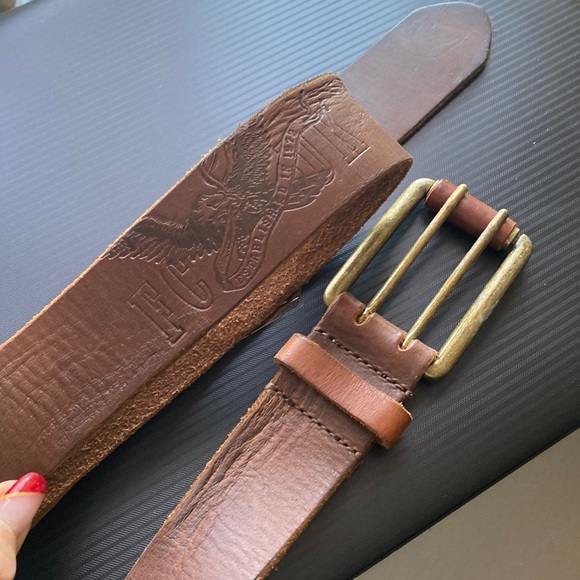 Brown belt FCUK brand . Size 36. 1,5inches Width - Picture 1 of 10